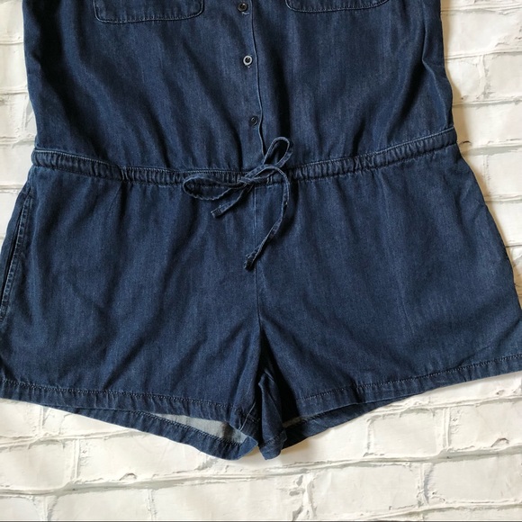 NWT Mavi X Tencel Krista Denim Romper - Picture 4 of 9